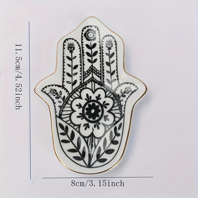 PalmTray - Ovale Keramische Sieradenlade