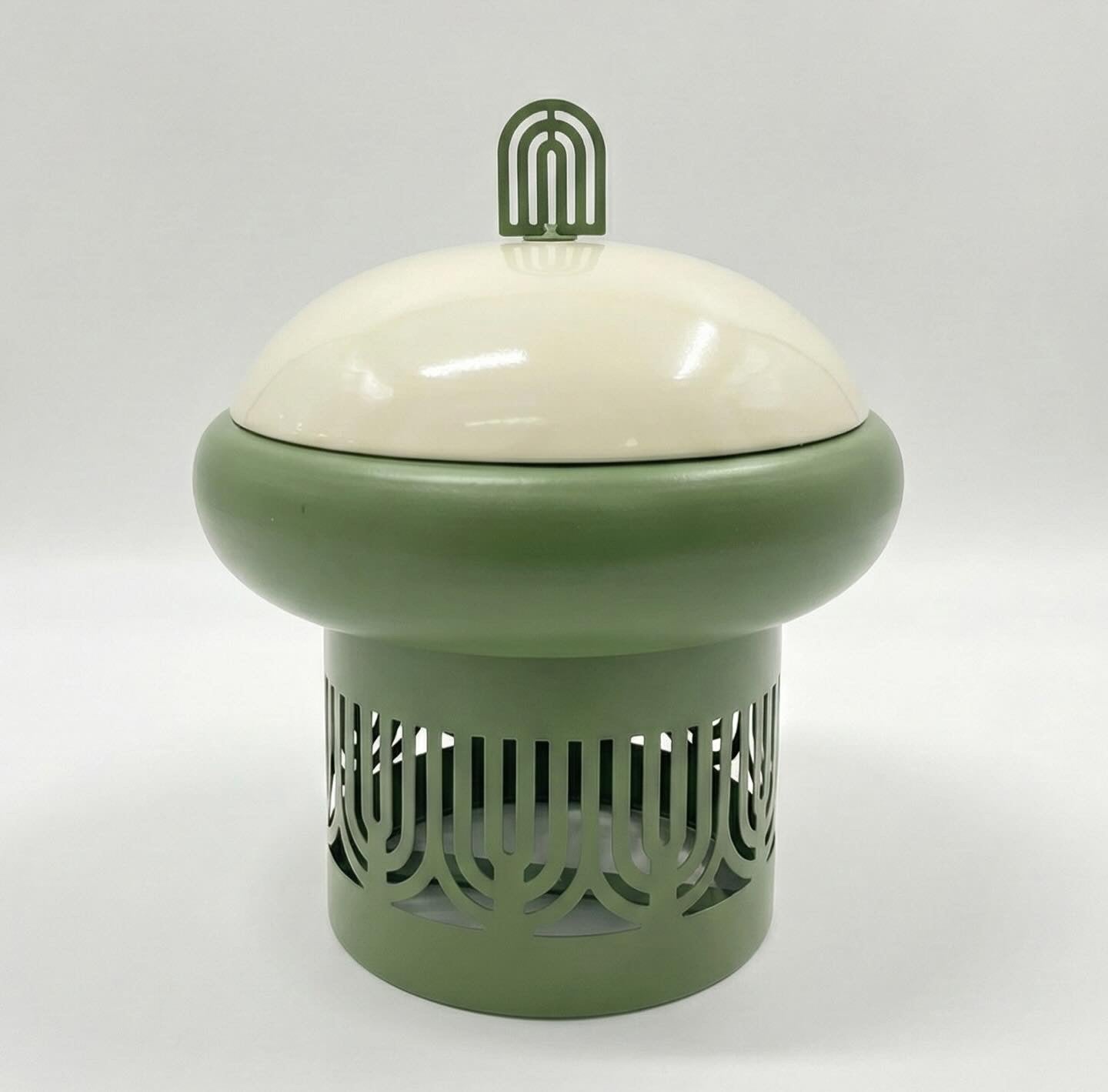 Green Luxury Complete Set | Luxe Serveerschaal met Stolp met Serveerstandaard