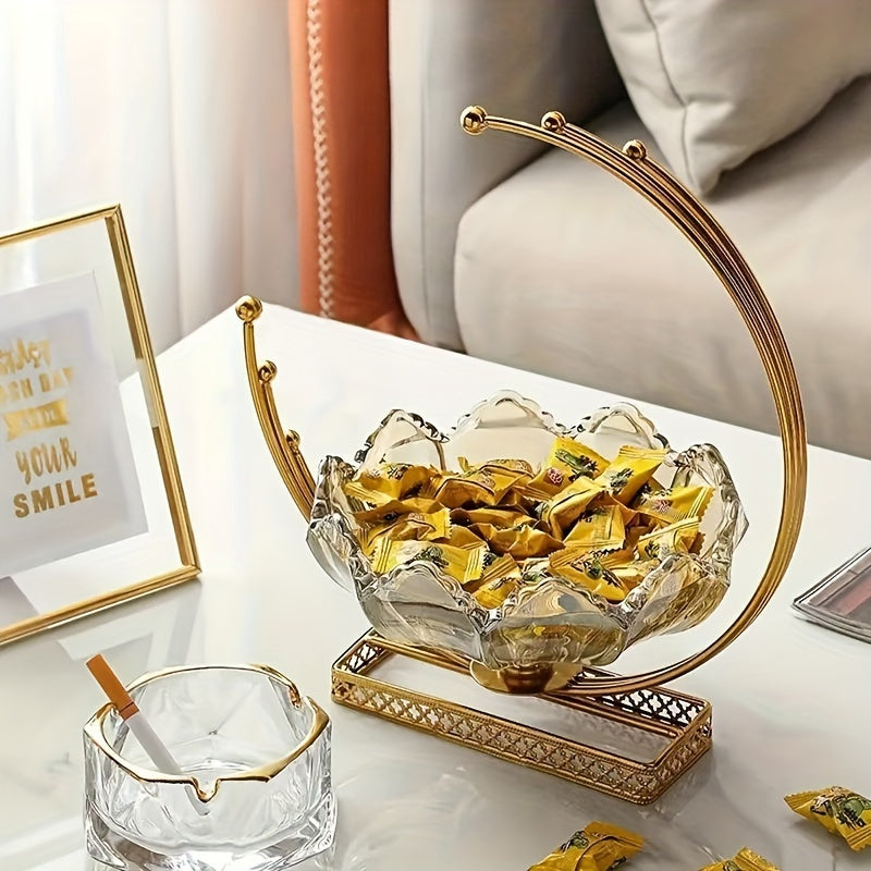 MoonServe-Metalen Maanvruchtenschaal - Handgemaakt Geometrisch Kunstwerk