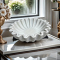 EleganceBowl - Hars Kom met Groeven & Golvende Randen voor Woonkamer Decor
