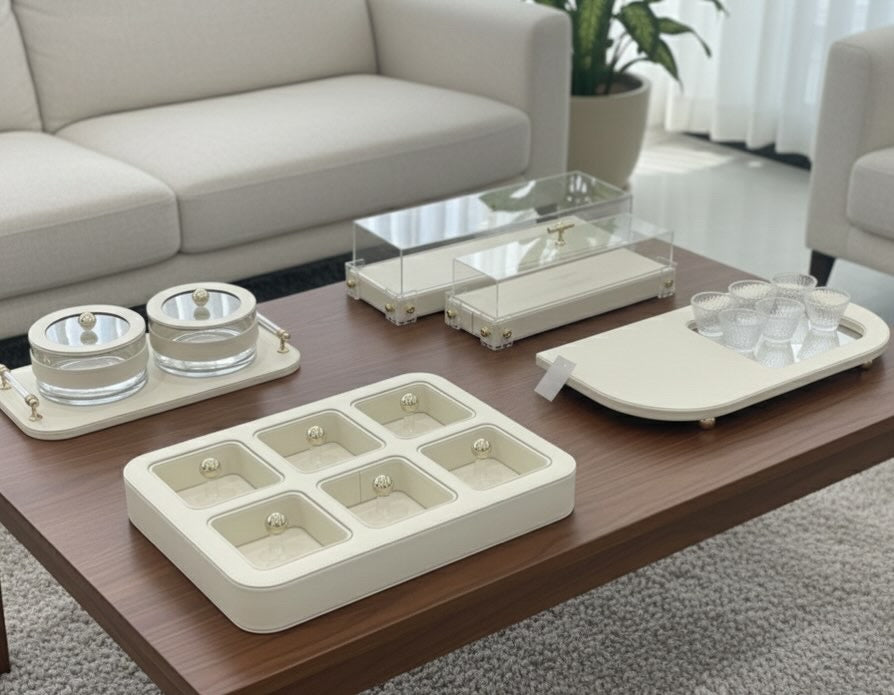 Beige Elegance Set | Luxe Tafelpotten Set