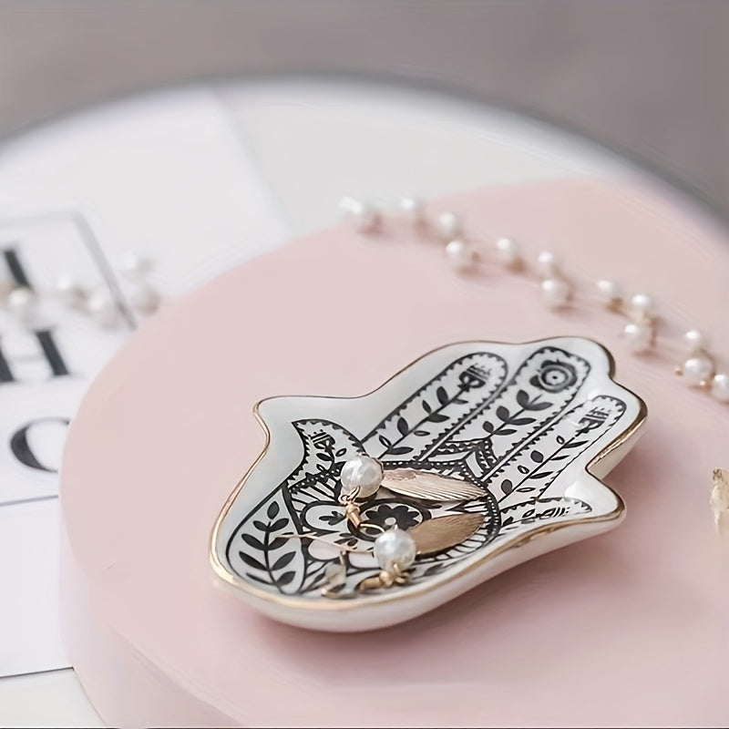 PalmTray - Ovale Keramische Sieradenlade