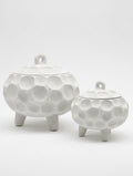 Statement Decoratie Wit | Luxe Decoratieve Opbergpot met Deksel