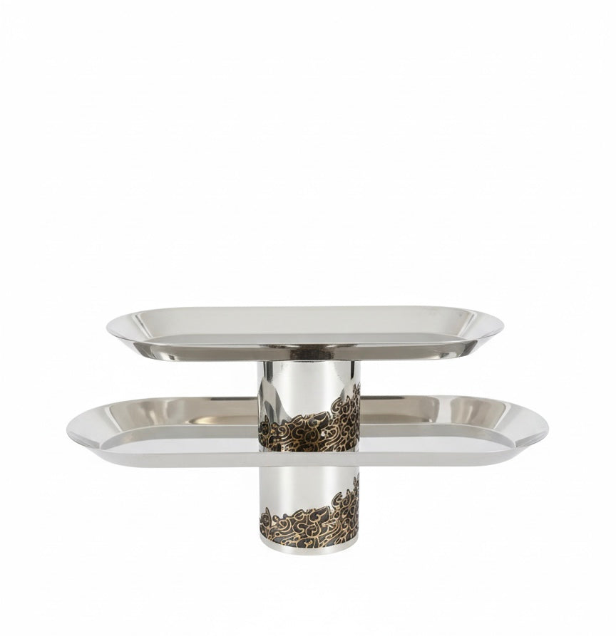 Aurora Set | Luxe serveeretagère met Arabische kalligrafie