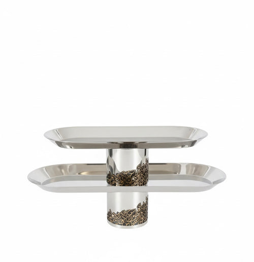 Aurora Set | Luxe serveeretagère met Arabische kalligrafie