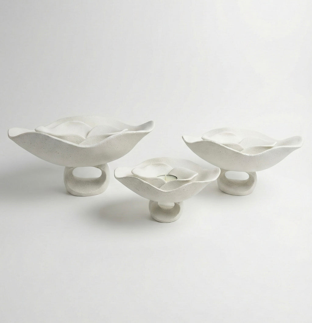 Statement Decoratie Wit | Luxe Design Centerpiece Schaal