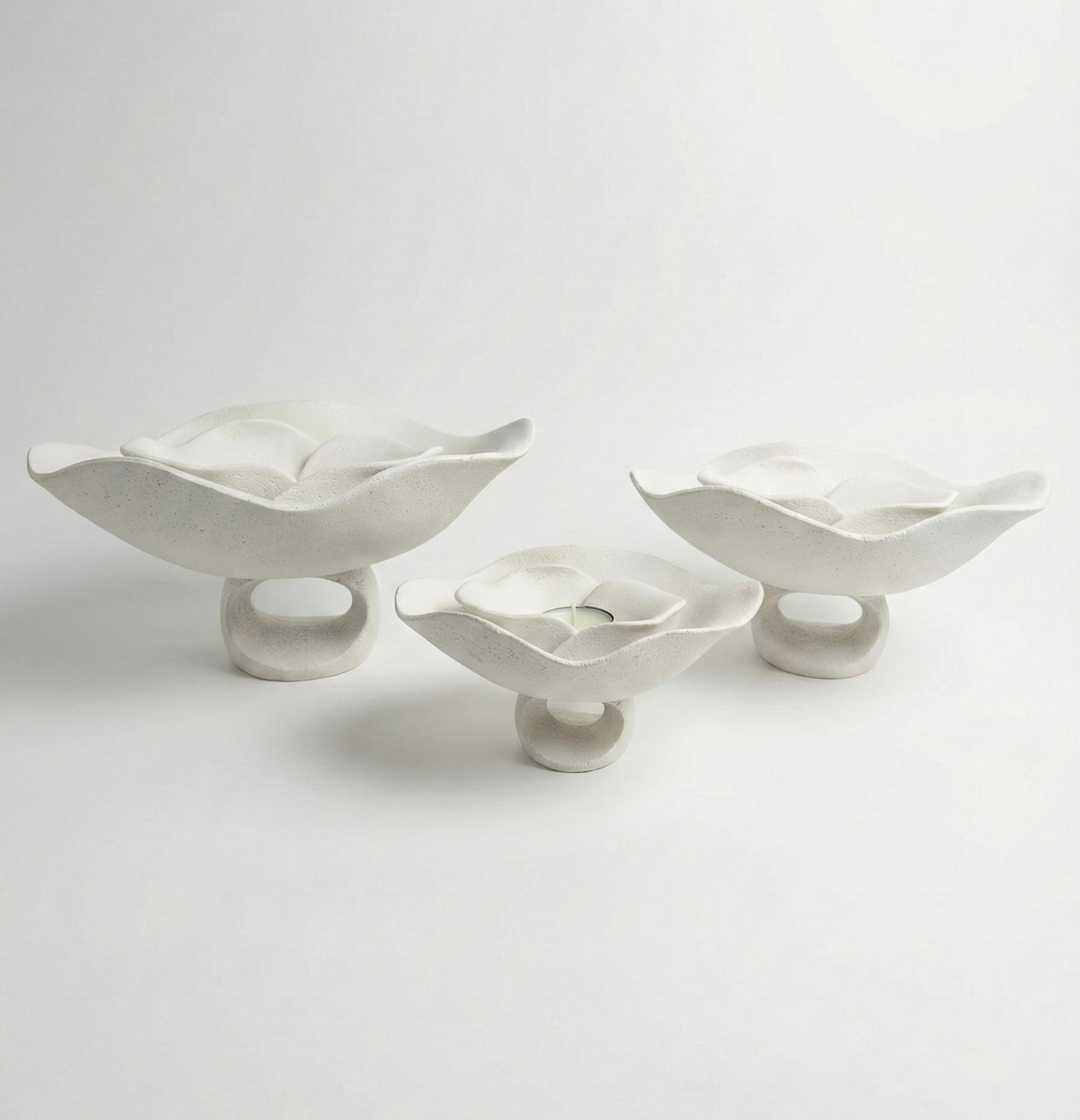 Statement Decoratie Wit | Luxe Design Centerpiece Schaal