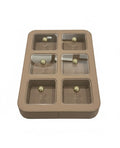Sandstone Elegance Set | Luxe Rechthoekige Tray met Meerdere Vakken