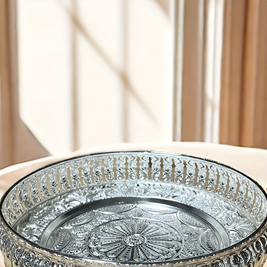 EuroServe-Fruitkom - Roestvrijstalen Snackbak voor Woonkamer & Keuken Decor